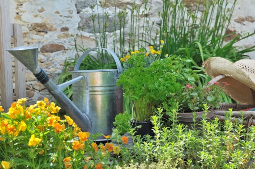 Free garden quote policy for a busy St Giles street property